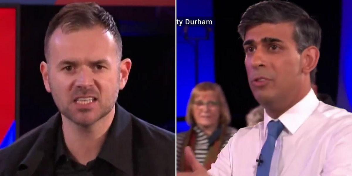 NextImg:Furious Briton demands Sunak 'look him in the eye' and give him straight answer on Covid vaccine harm