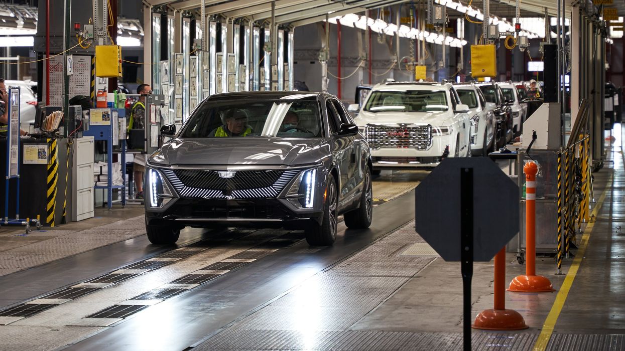 A General Motors production factory