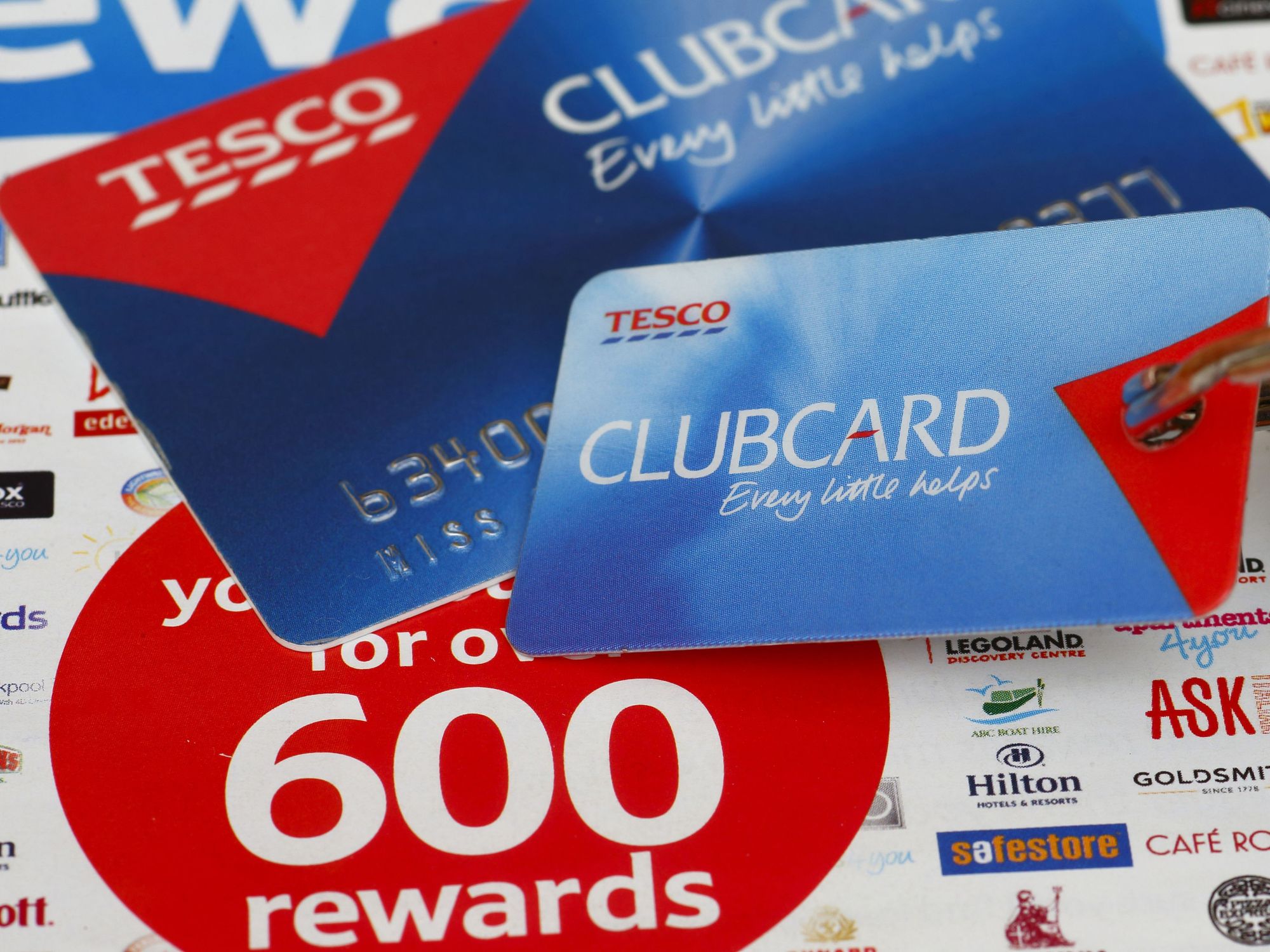 A general view of a Tesco Clubcard as Tesco has asked police to investigate claims that dozens of its customers' Clubcard accounts may have fallen victim to an online fraud