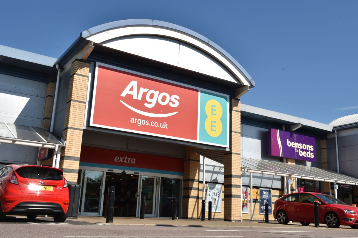 A general view of an Argos and mobile phone EE retail outlet store on July 3, 2018 in Southend on Sea, England