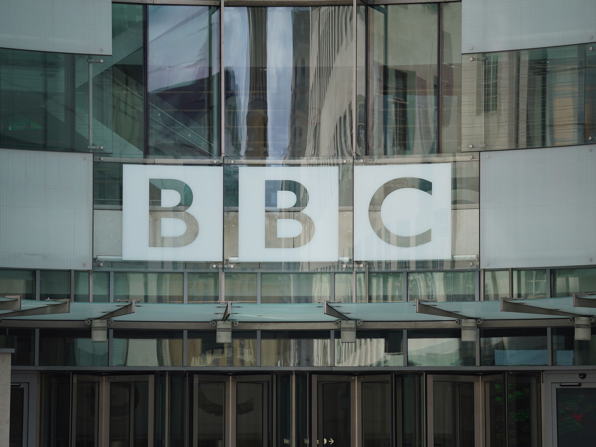 A general view of BBC Broadcasting House, in central London