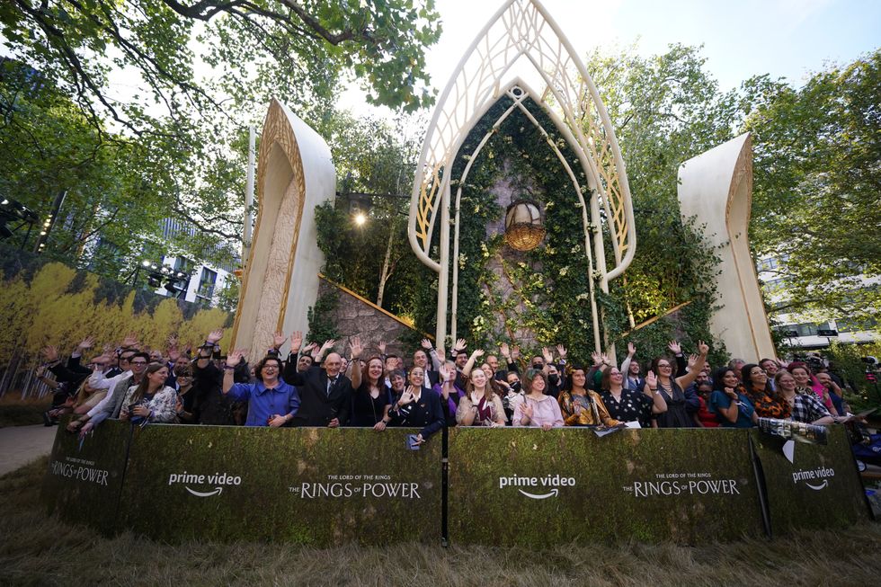 A general view of fans at the global premiere of The Lord of the Rings: The Rings of Power, at Odeon Leicester Square, London. Picture date: Tuesday August 30, 2022.