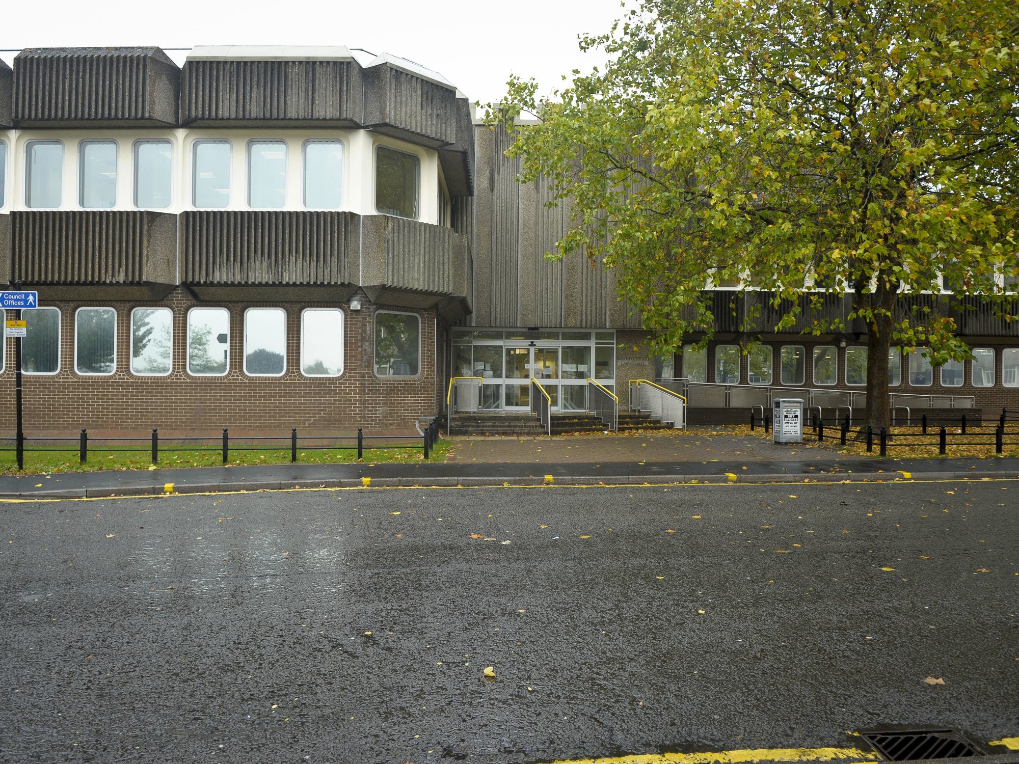 A general view of Merthyr Tydfil Crown Court.