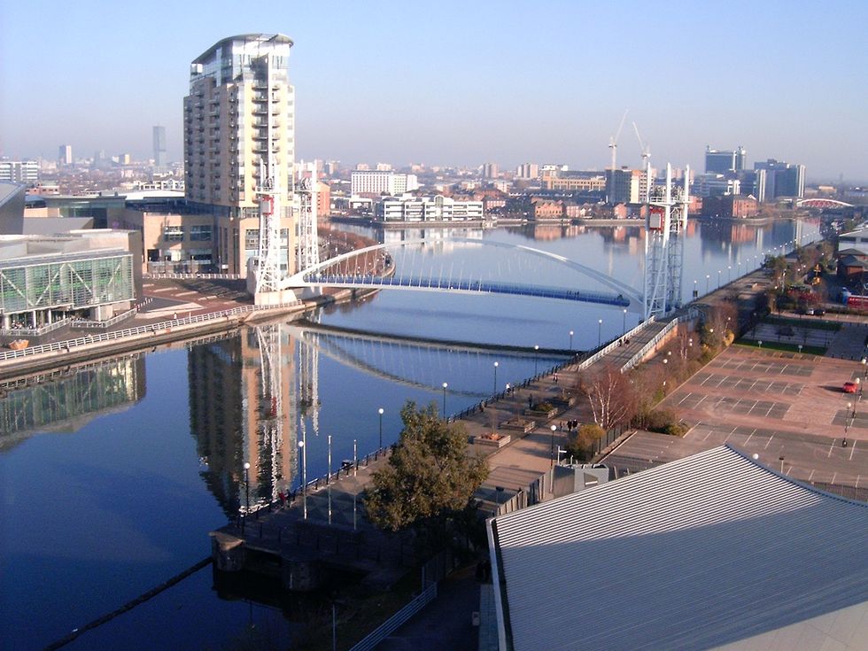 A general view of Salford Quays