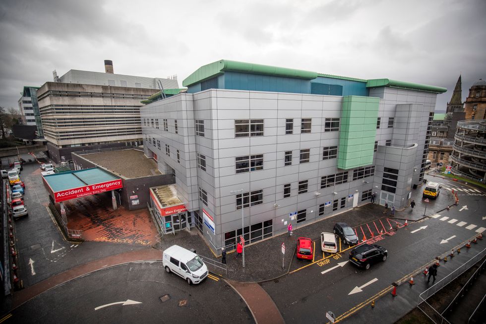 A general view of the Accident and Emergency department at the Glasgow Royal Infirmary, Glasgow.