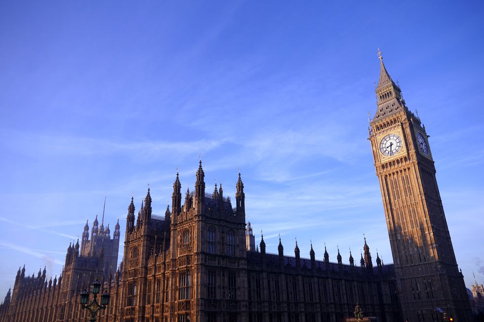 A general view of the Houses of Parliament in London. Northern Scotland escaped freezing temperatures on Sunday night but southern England continued to suffer a cold snap. Picture date:Monday January 23, 2023.