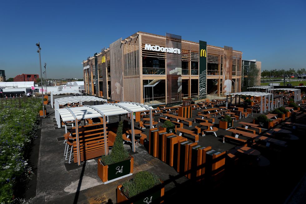 A general view of the McDonalds at the Olympic Park in Stratford, London