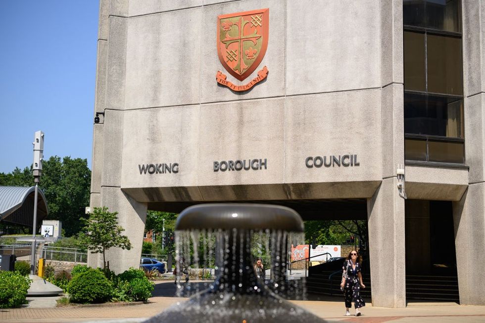 A general view of the Woking Borough Council offices 