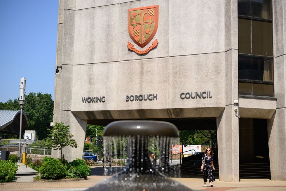 A general view of the Woking Borough Council offices