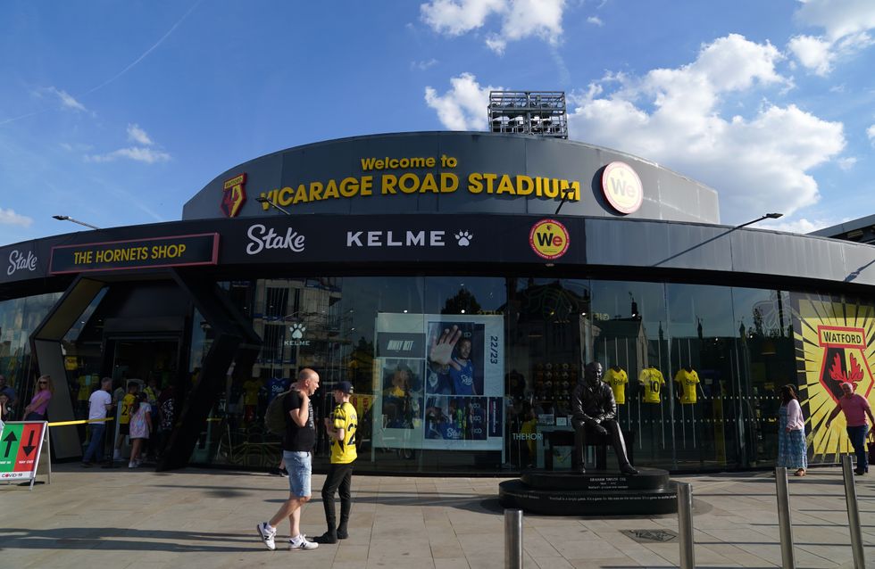 A general view of Vicarage Road before the Sky Bet Championship match between Watford and Sheffield United. Picture date: Monday August 1, 2022.