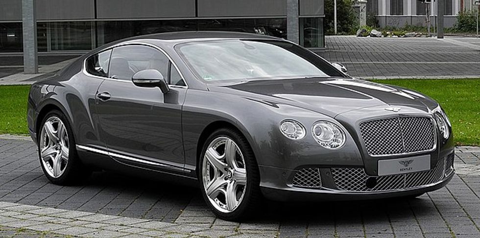 A generic picture of a Bentley Continental