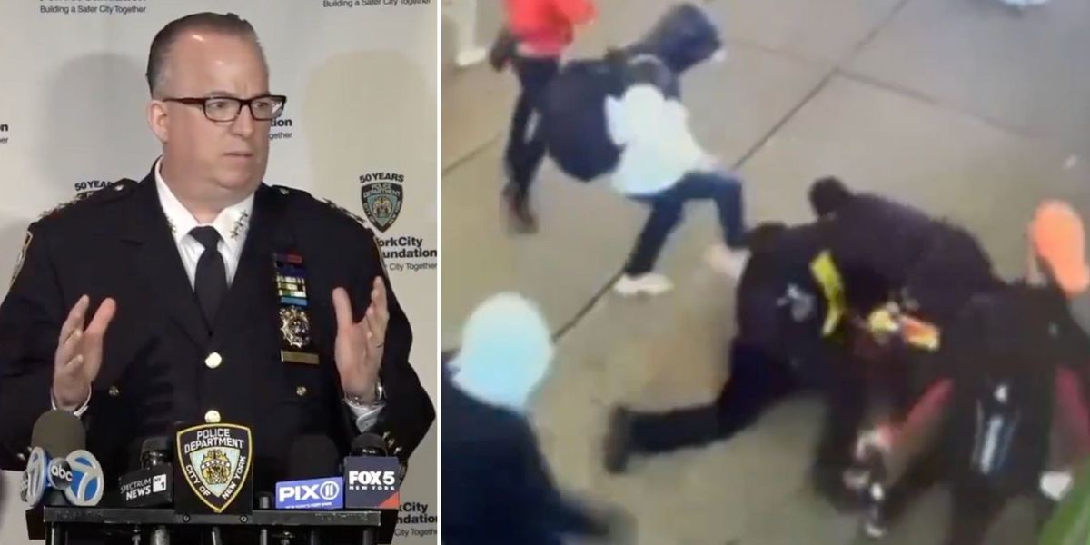 NextImg:NYPD chief left furious after migrant thugs who beat up officers released on bail
