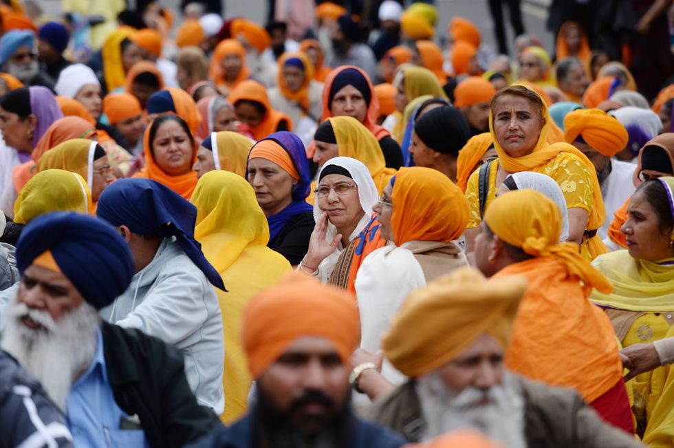 A group of Sikhs