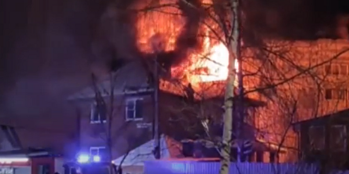NextImg:Putin's cousin's house engulfed in flames in mystery blaze