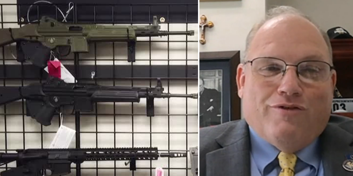 NextImg:House Republican blasts ‘absurd’ police as he defends right to bear arms