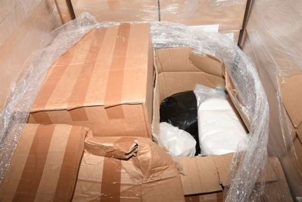 A huge 170kg of ketamine was discovered