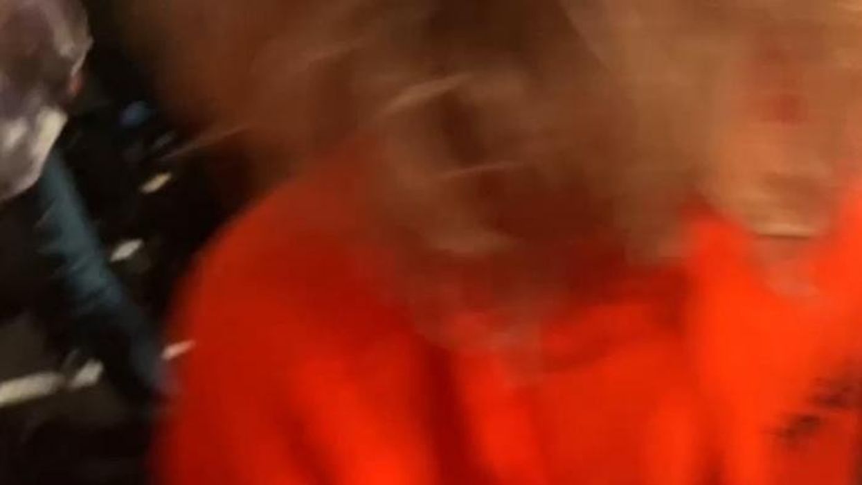 WATCH: Shocking moment Labour conference protester is dragged into a backroom by security