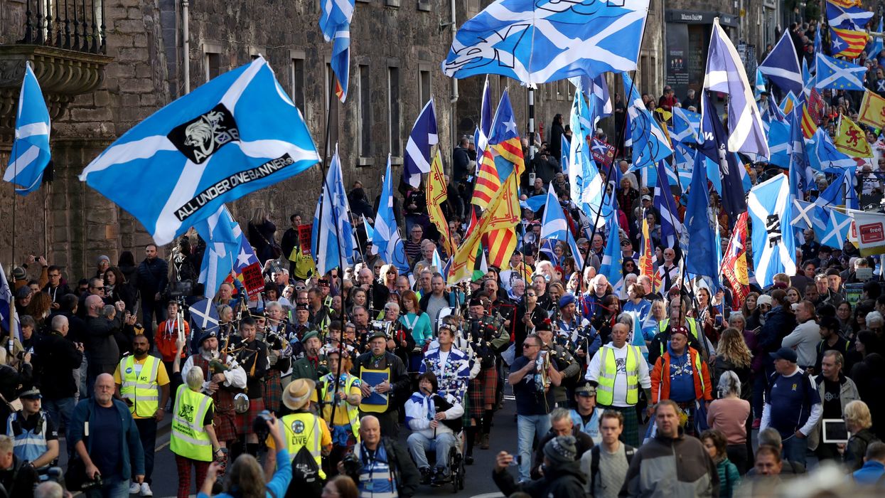 A Labour MP claimed pro-independence groups peddled antisemitic tropes
