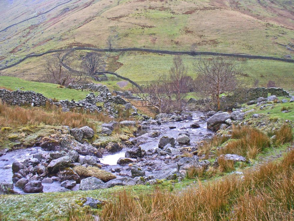 A lake district valley