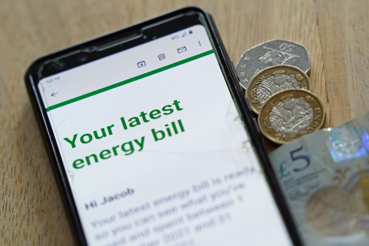 A latest energy bill statement