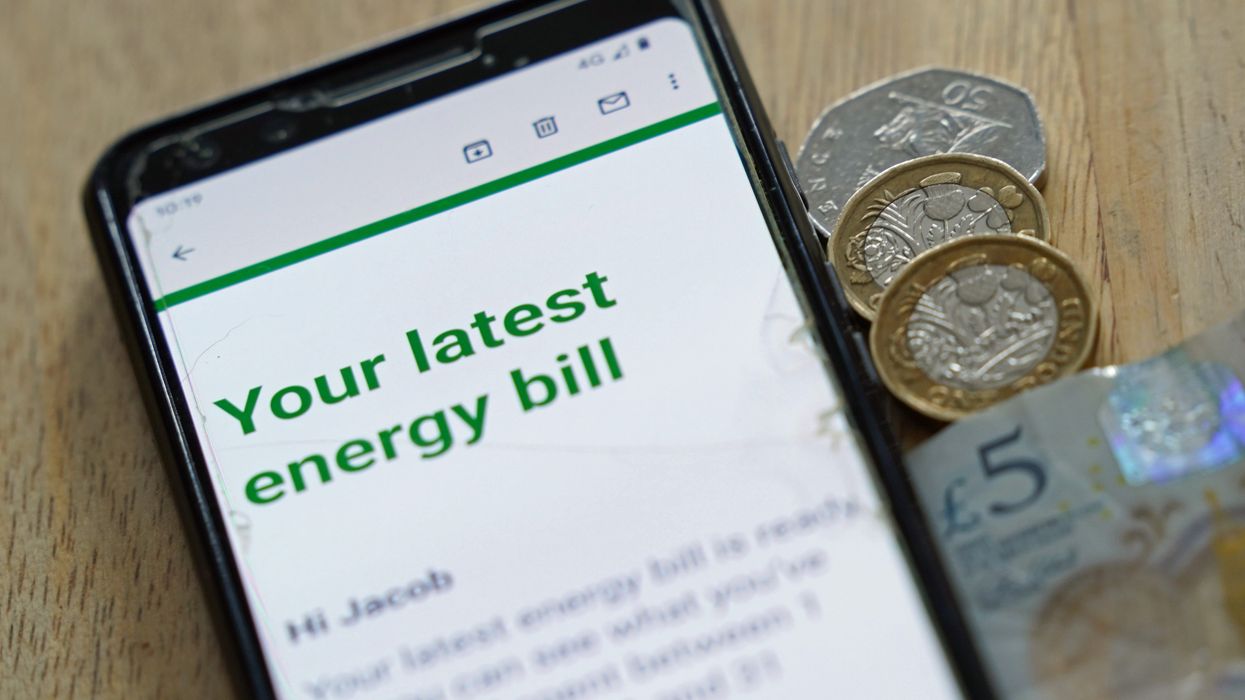 A latest energy bill statement