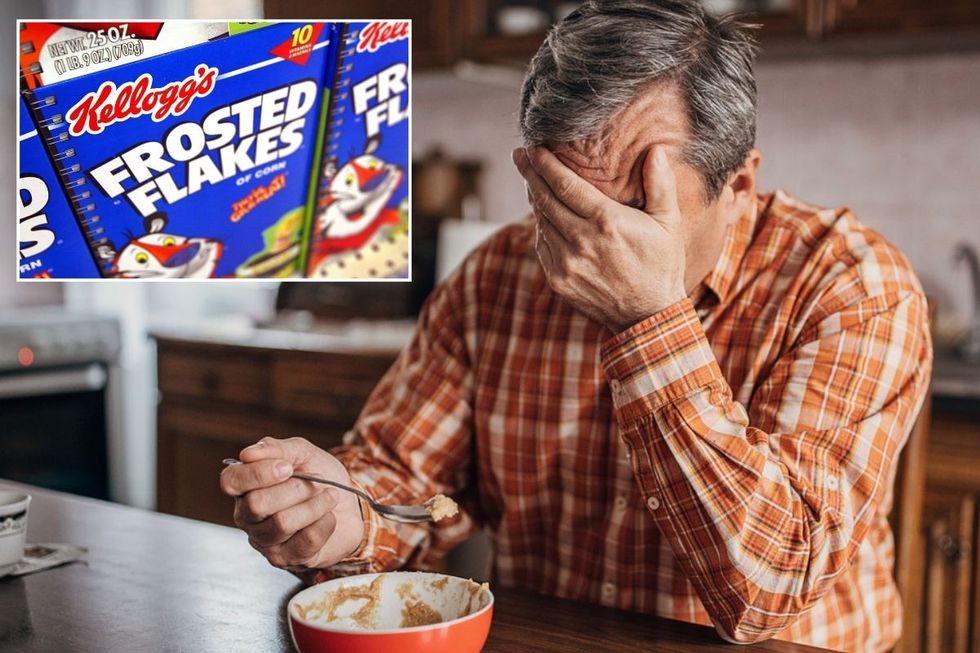 A leading cereal manufacturer's boss claimed struggling Americans could just eat cereal