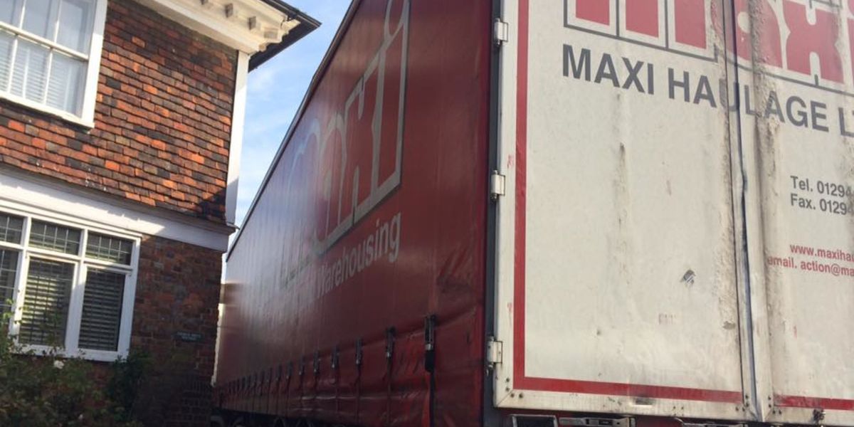 NextImg:Scenic village 'ruined' by huge HGVs as locals fume over lorries damaging medieval streets