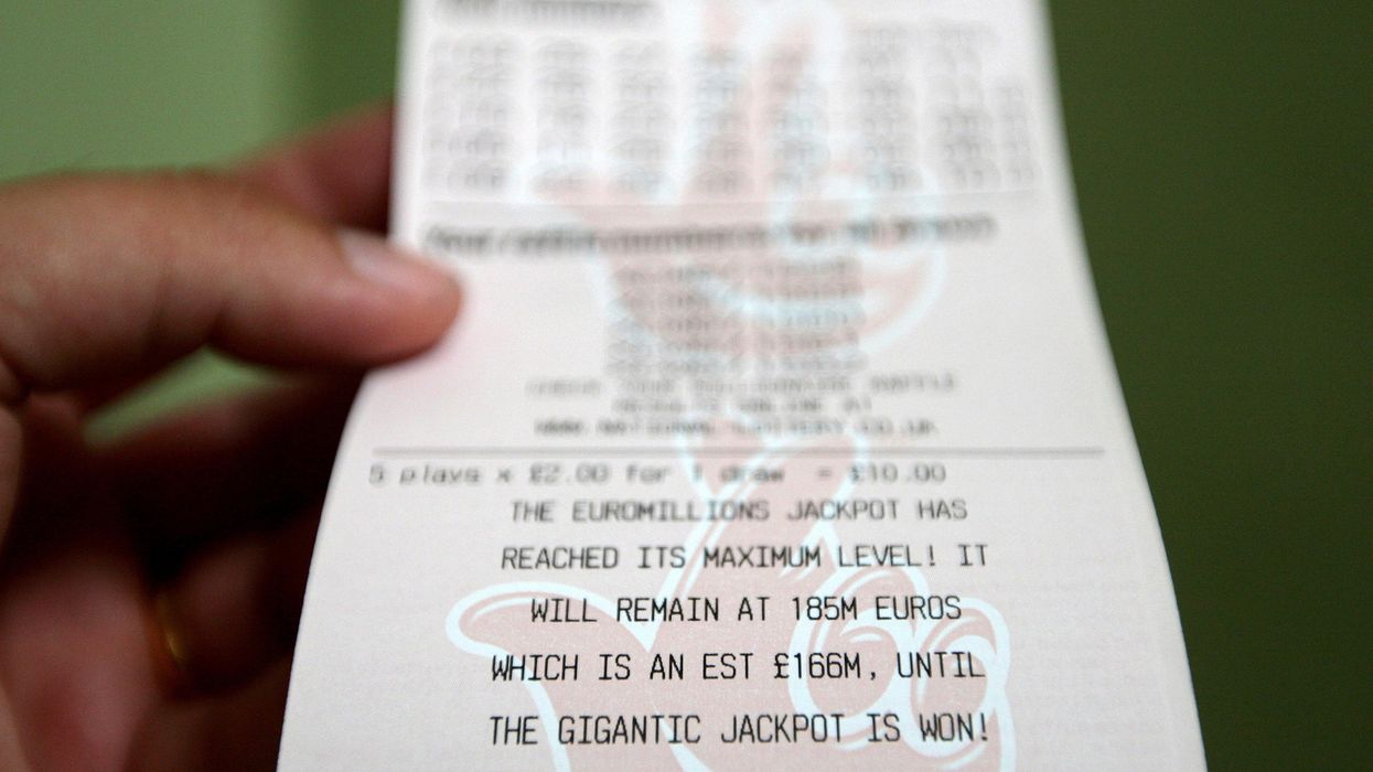 A lottery ticket