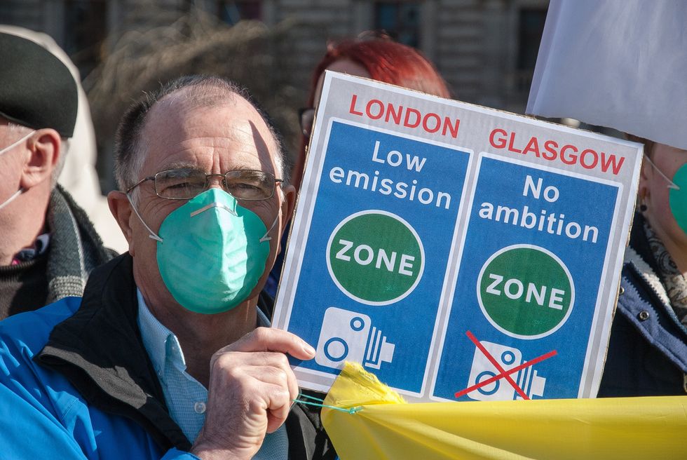 A Low Emission Zone protest
