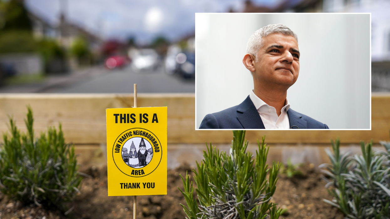 A low traffic neighbourhood and Sadiq Khan