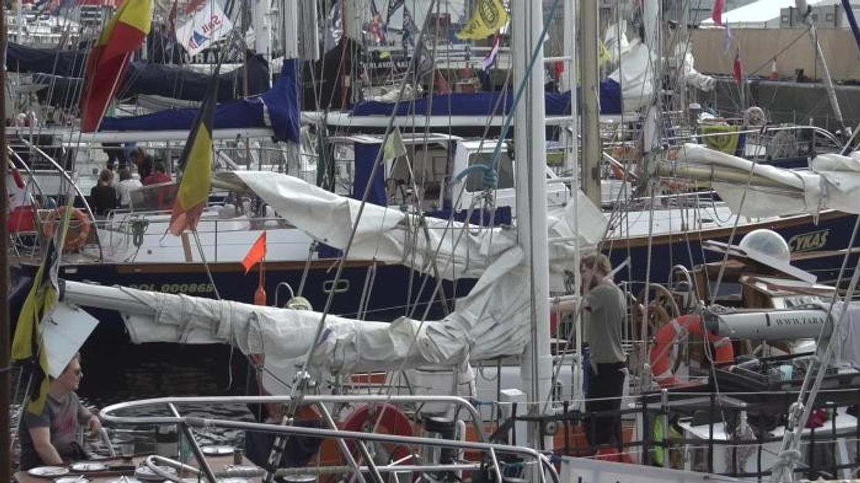 WATCH: 'Raising the flag of my country!' Locals pile on praise for Tall Ships festival in Aberdeen: 'magnificent site'