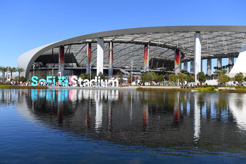 A man has died after drowning in the lake outside SoFi Stadium