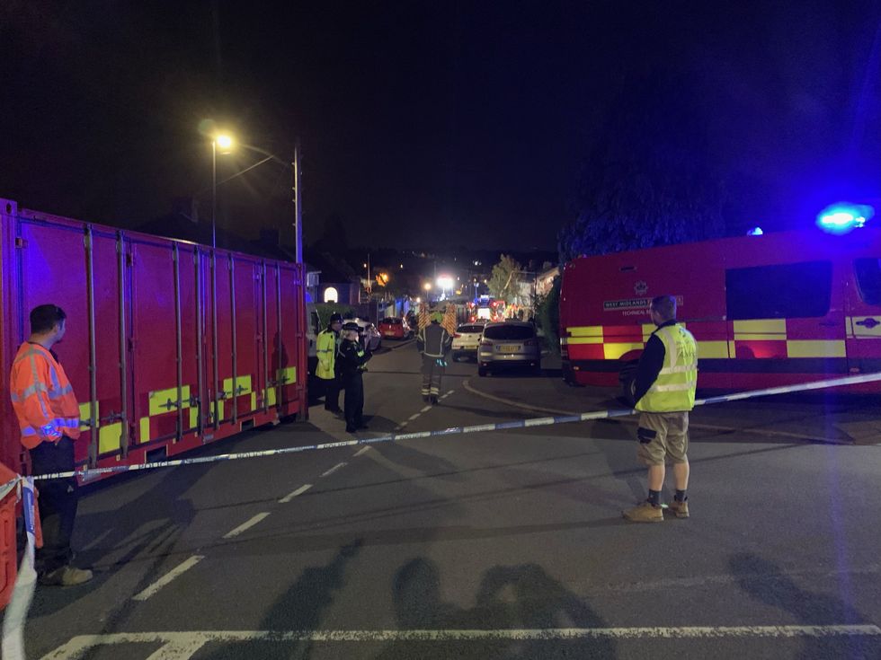 A man is in a life-threatening condition and a house has been destroyed after a gas explosion in Birmingham.