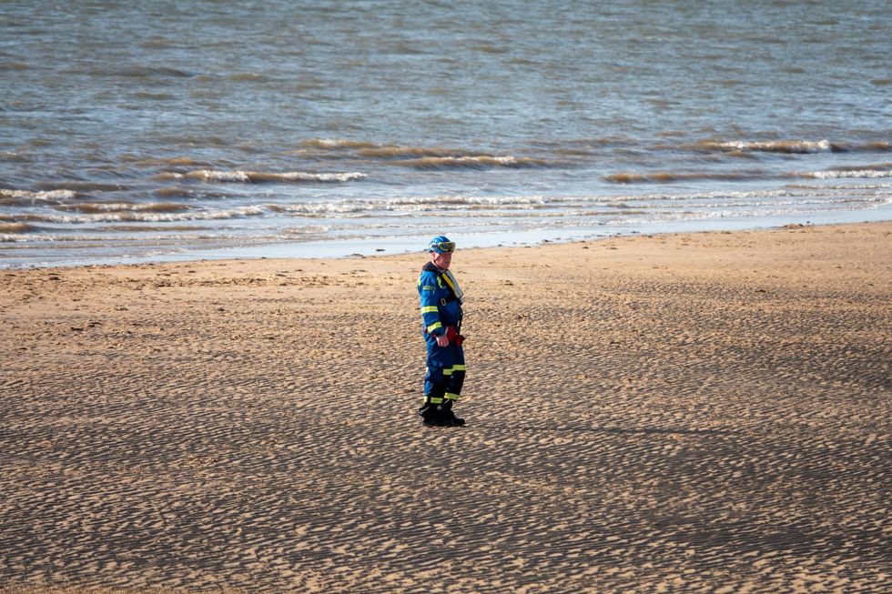 Homem na praia