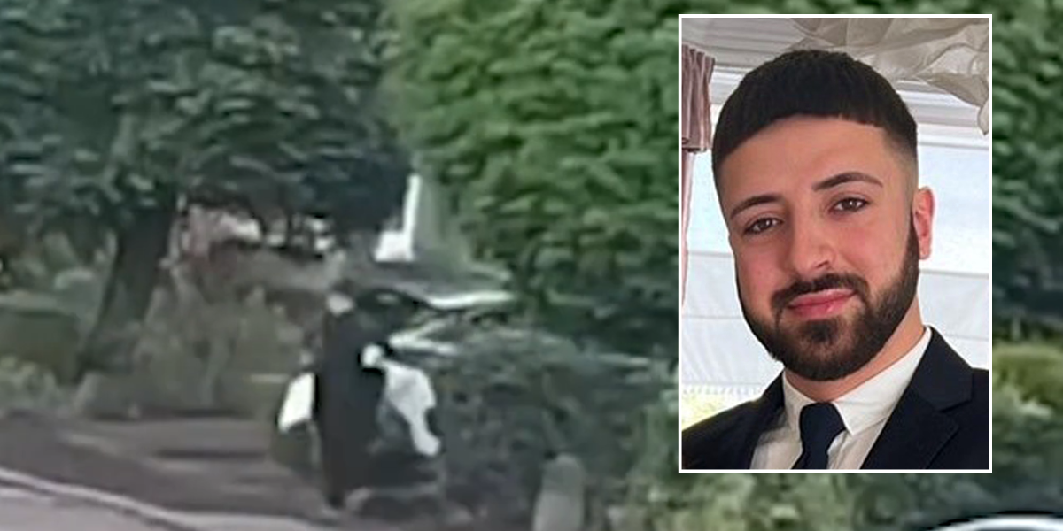 NextImg:Moment triple crossbow attack suspect Kyle Clifford leaves home armed with 'crossbow' and 'bag of weapons'