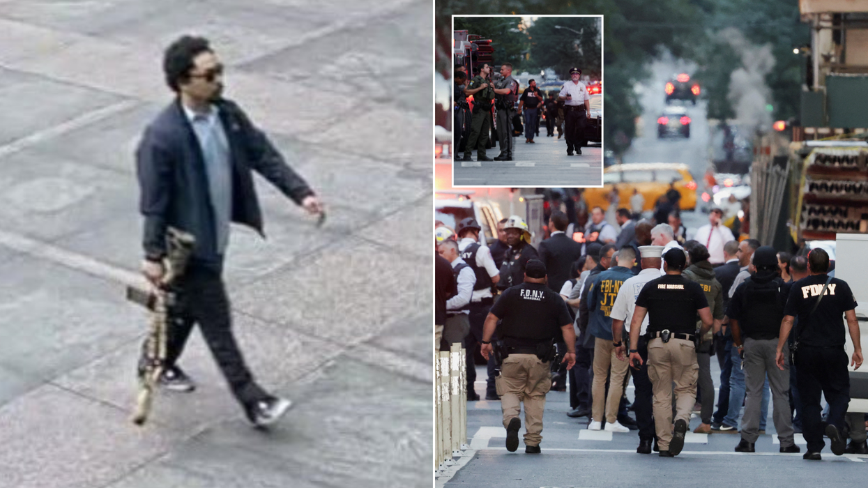 A man wanted in connection with the shooting/NYPD and Fire Department responders at the scene