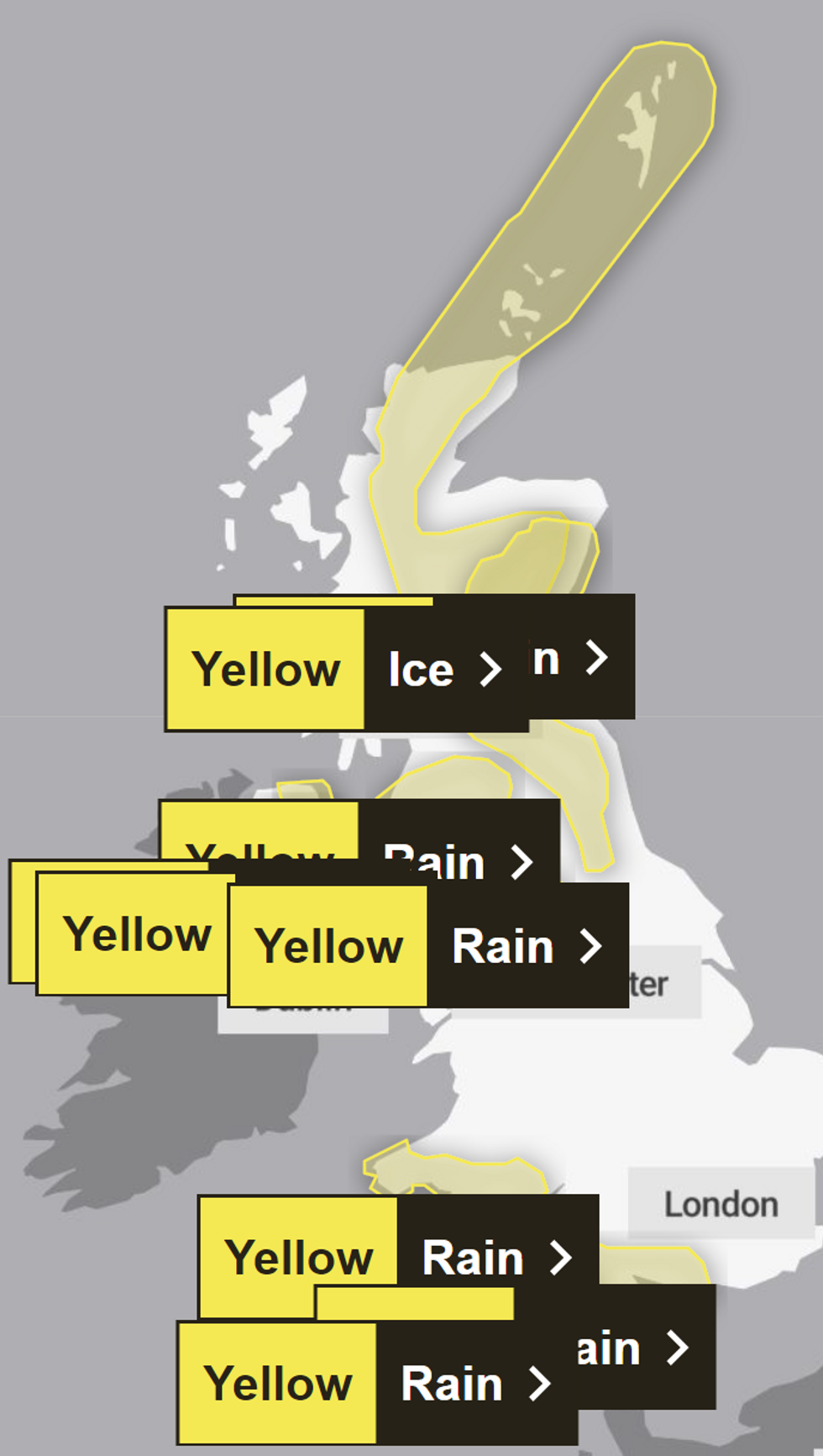 A map of the UK