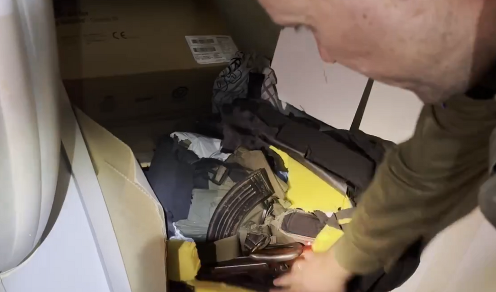 A military backpack