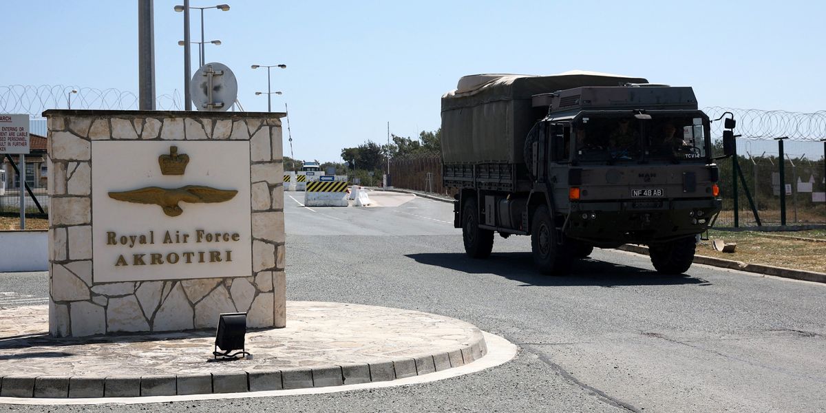 Briton with 'links to Iran' arrested near RAF base on suspicion of spying and terrorism offences