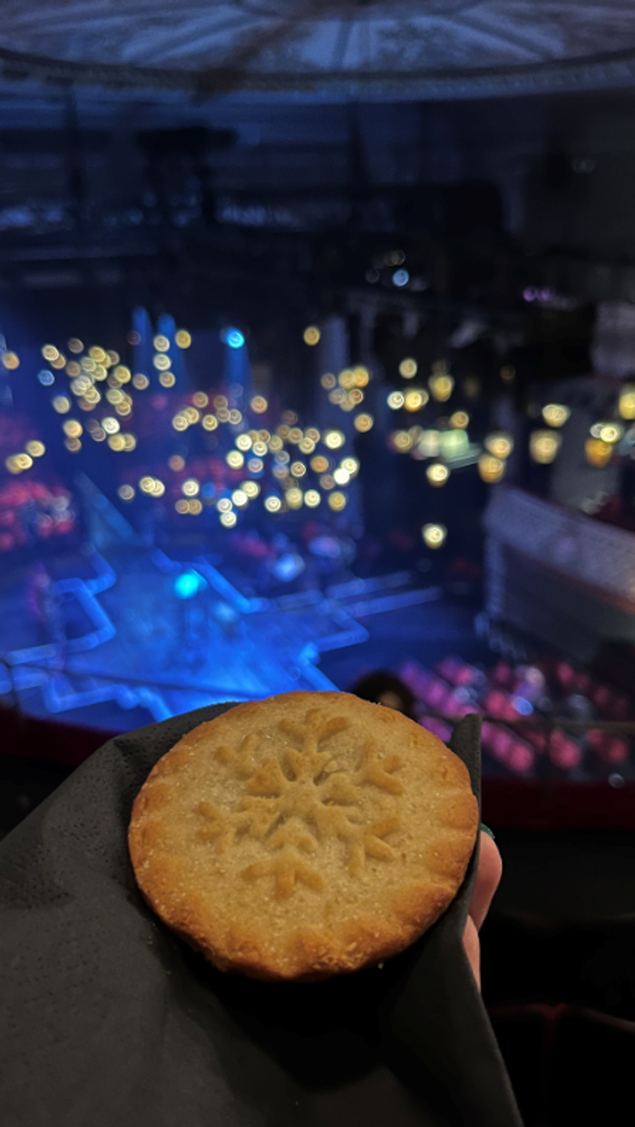 A mince pie at The Old Vic