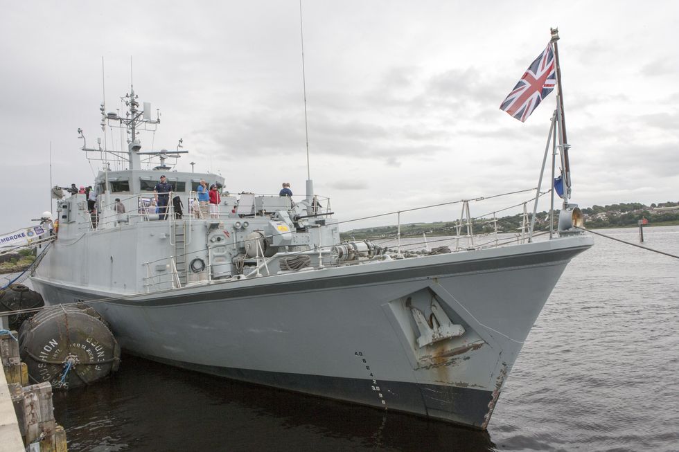 A minehunter