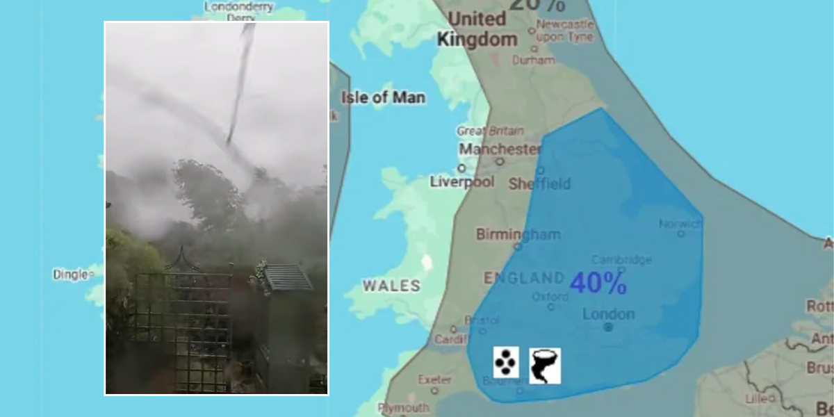 NextImg:'Moderate tornado' fells trees following Met Office thunderstorm warning