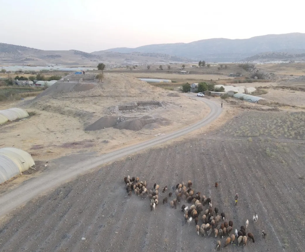 A monumental 5,000-year-old structure uncovered by archaeologists in northern Iraq