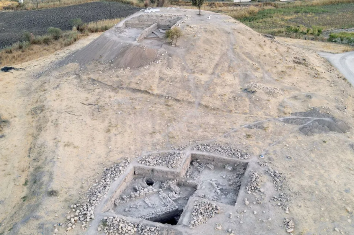 A monumental 5,000-year-old structure uncovered by archaeologists in northern Iraq