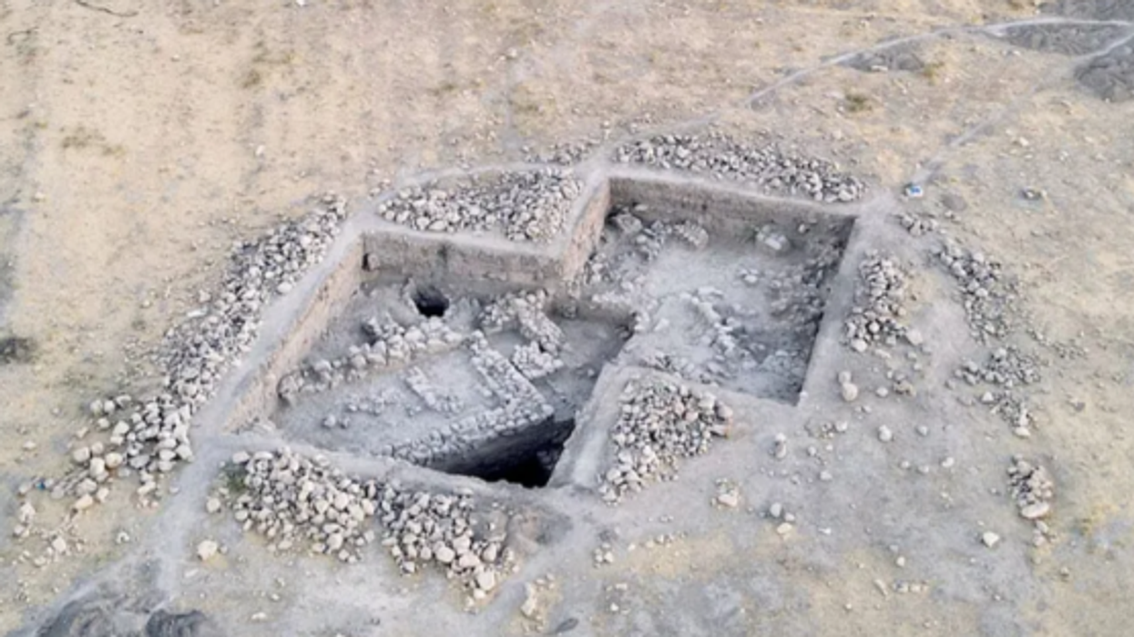 A monumental 5,000-year-old structure uncovered by archaeologists in northern Iraq