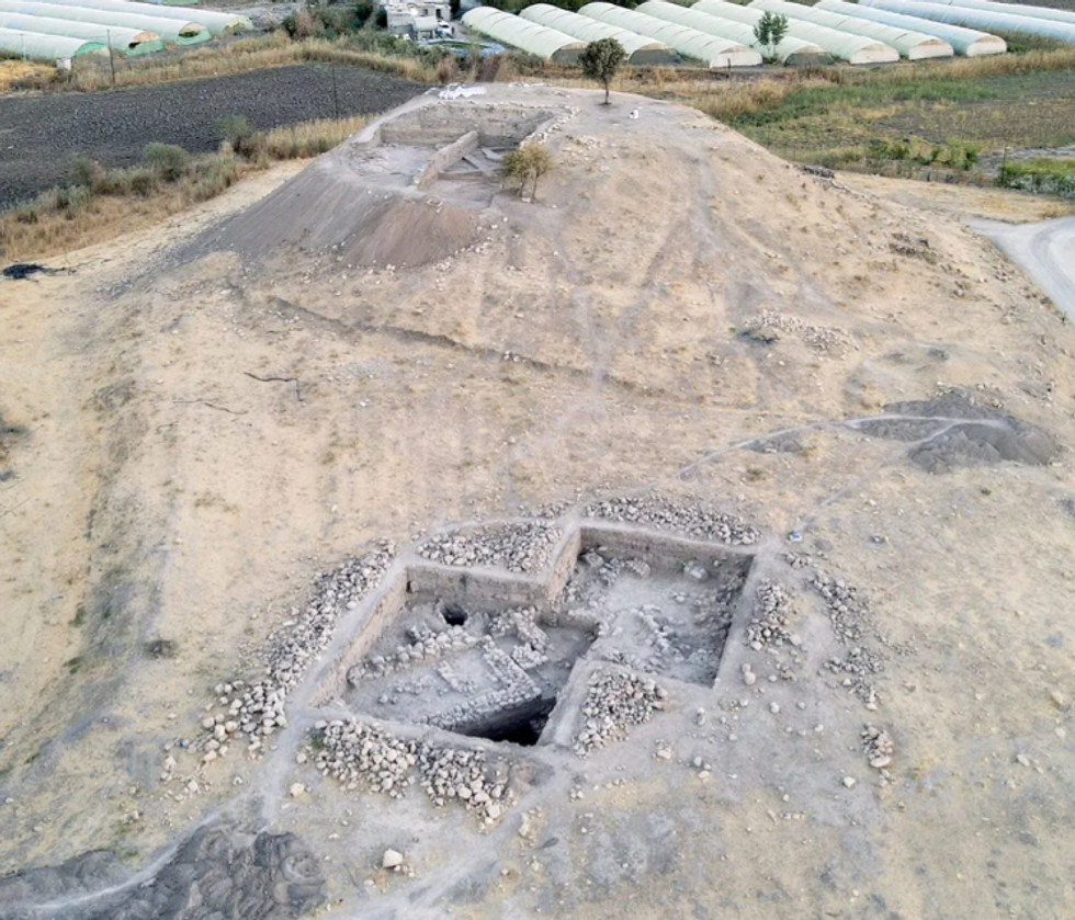 A monumental 5,000-year-old structure uncovered by archaeologists in northern Iraq