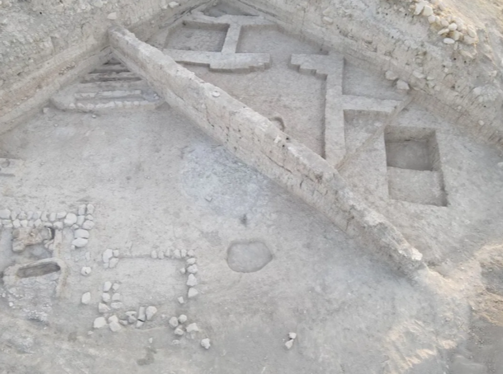 A monumental 5,000-year-old structure uncovered by archaeologists in northern Iraq