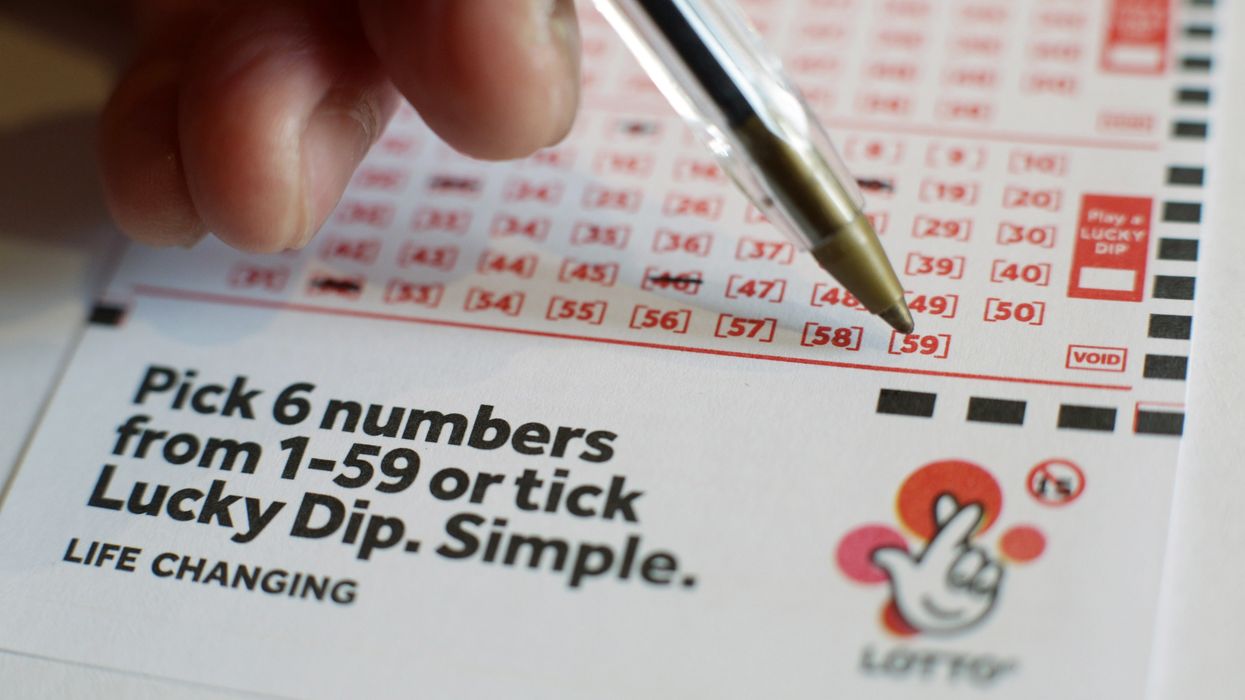 A National Lottery Lotto ticket
