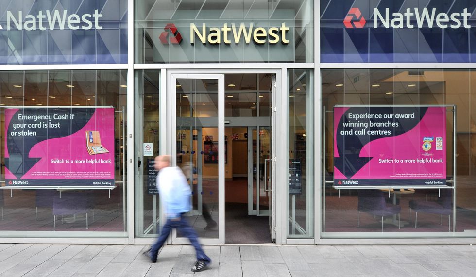 A NatWest bank in Spinningfield in Manchester