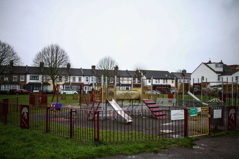 A NEGLECTED PLAYGROUND IN EAST LONDON